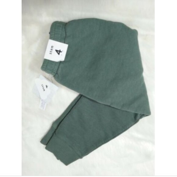 STEM zip jogger pants toddler boys colour GREEN - Picture 3 of 8